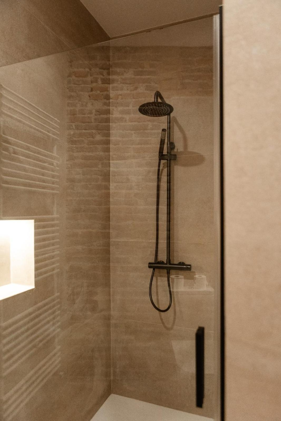 Albany Ancha Hotel เลออน ภายนอก รูปภาพ A shower rail